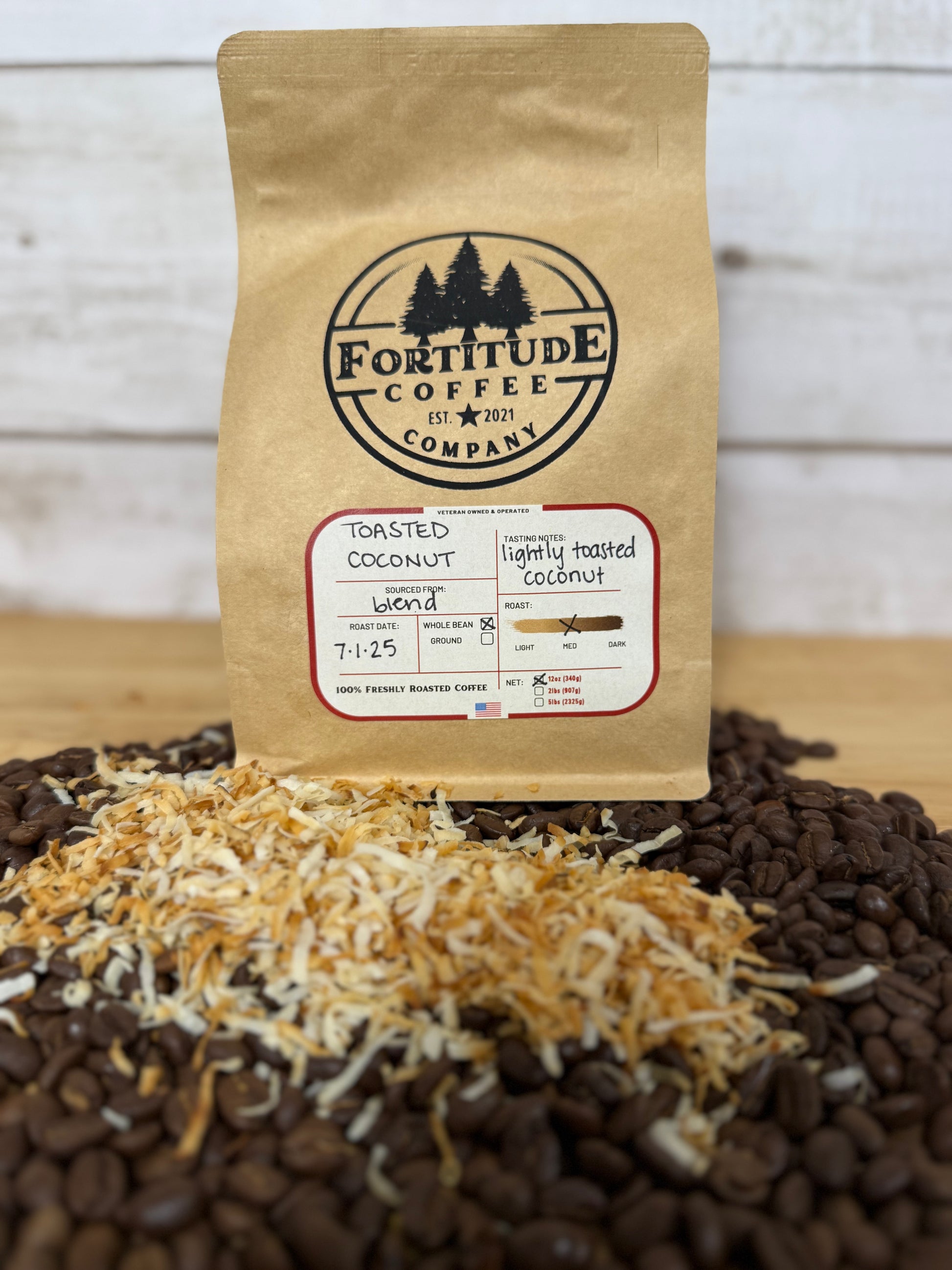 toasted coconut flavored coffee