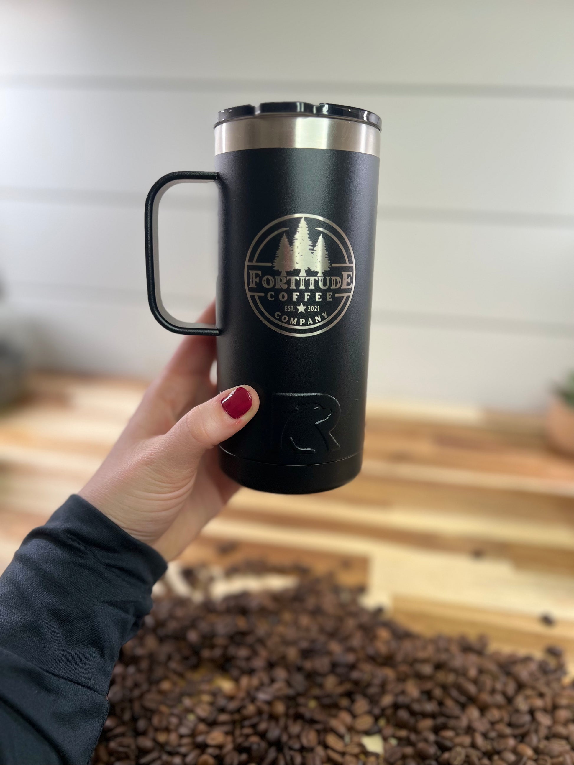 Fortitude Coffee Company 16oz Travel Mug