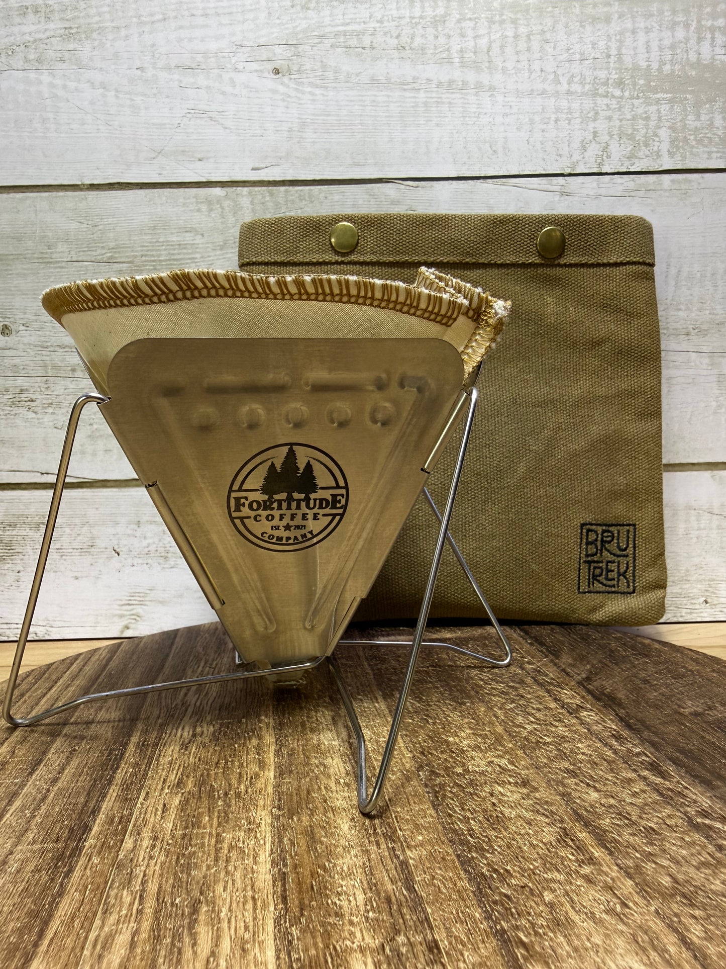 rugged Brutrek fortitude coffee collapsible pour over