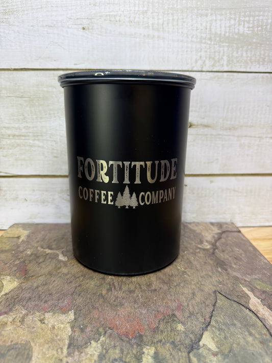 airscape fortitude branded coffee canister